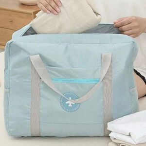 NEW Blue Aircraft Duffel/Carry-On Bag – Large Capacity, Travel-Ready